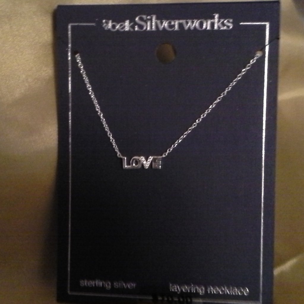New Love Layering Necklace Sterling Silver